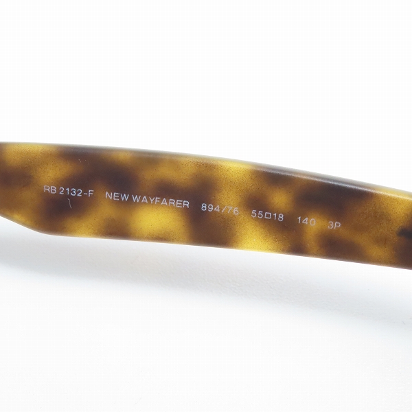 実際に弊社で買取させて頂いたRay-Ban/レイバン NEW WAYFARER/ニュー ウェイファーラー 偏光サングラス RB2132-F 894/76の画像 5枚目