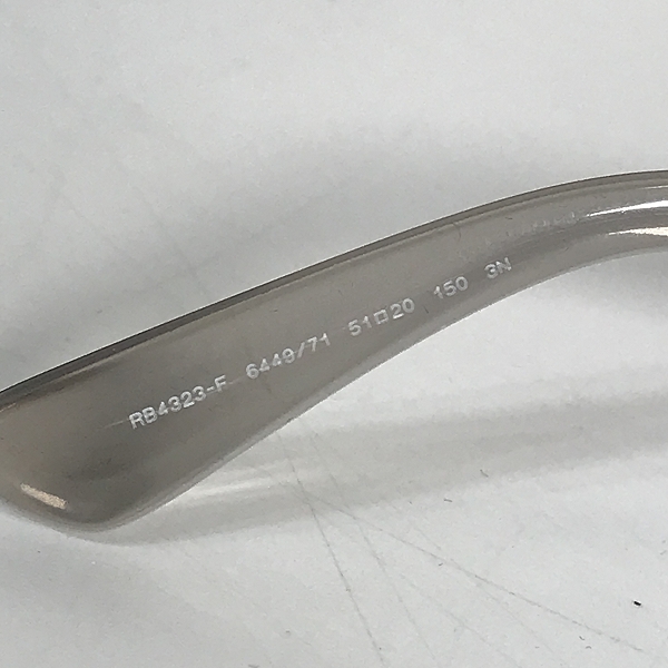実際に弊社で買取させて頂いたRay-Ban/レイバン サングラス アイウェア RB4323-F 6449/71の画像 7枚目