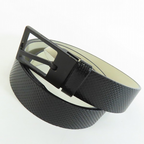 実際に弊社で買取させて頂いたGIORGIO ARMANI/ジョルジオアルマーニ 型押しレザー ベルト 943/46