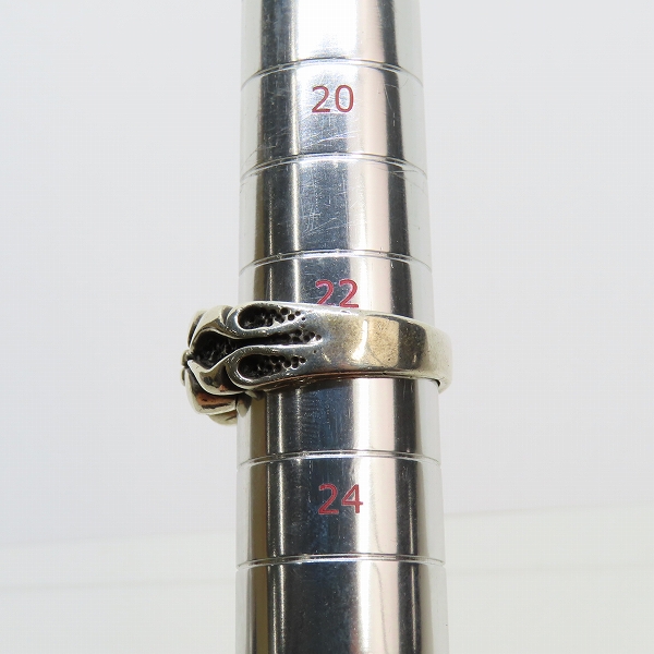 実際に弊社で買取させて頂いた【ギャラ付】LEATHERS AND TREASURES/レザーズ＆トレジャーズ Chevron Ring/シェブロンリング/23号の画像 7枚目