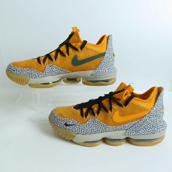 実際に弊社で買取させて頂いた【未使用】NIKE×atmos/ナイキ×アトモス LEBRON 16 LOW AC SAFARI/レブロン16 サファリ CD9471-800/28の画像 3枚目