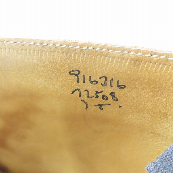 実際に弊社で買取させて頂いたTricker's×Hummingbirds'hill/トリッカーズ×ハミングバーズヒル 別注 ウィングチップ カントリーブーツ M2508/7の画像 5枚目