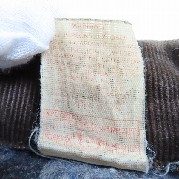 実際に弊社で買取させて頂いた【難有り】Carhartt/カーハート 80s~90s DETROIT JACKET デトロイトジャケットの画像 4枚目