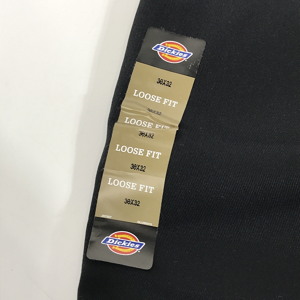 実際に弊社で買取させて頂いた【未使用】DICKIES/ディッキーズ DOUBLE KNEE WORK PANTS-BLACK/ワークパンツ 85283-BK/W30L32の画像 5枚目