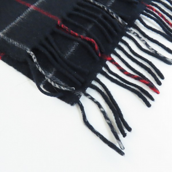 実際に弊社で買取させて頂いたBurberry's/バーバリーズ カシミア100% チェック柄マフラー の画像 4枚目