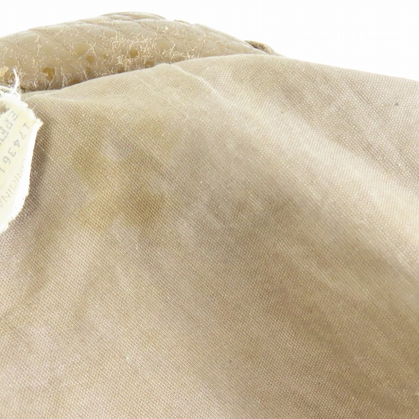 実際に弊社で買取させて頂いたBOTTEGA VENETA/ボッテガヴェネタ イントレチャート レザー セカンドバッグ ブラウンの画像 7枚目