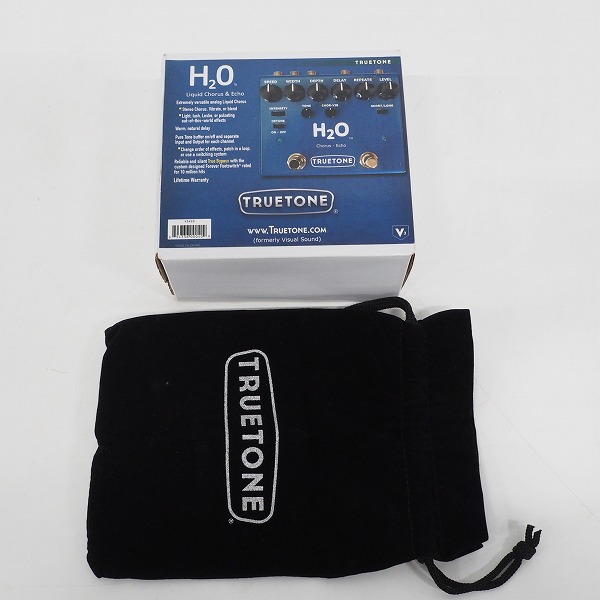 実際に弊社で買取させて頂いたTRUETONE/トゥルートーン  H2O V3 CHORUS ECHO コーラス エコー エフェクター【動作確認済】の画像 9枚目