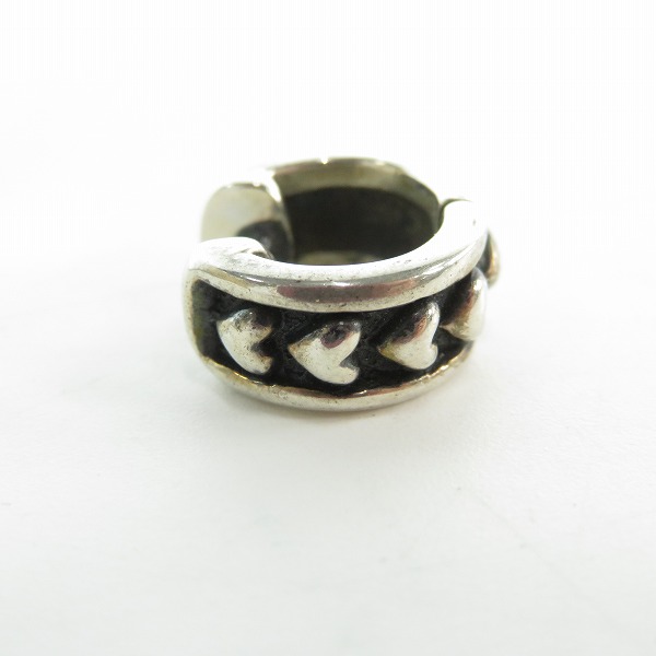 実際に弊社で買取させて頂いた【ギャラ付】LEATHERS AND TREASURES/レザーズ＆トレジャーズ Heart interior earring ピアスの画像 4枚目