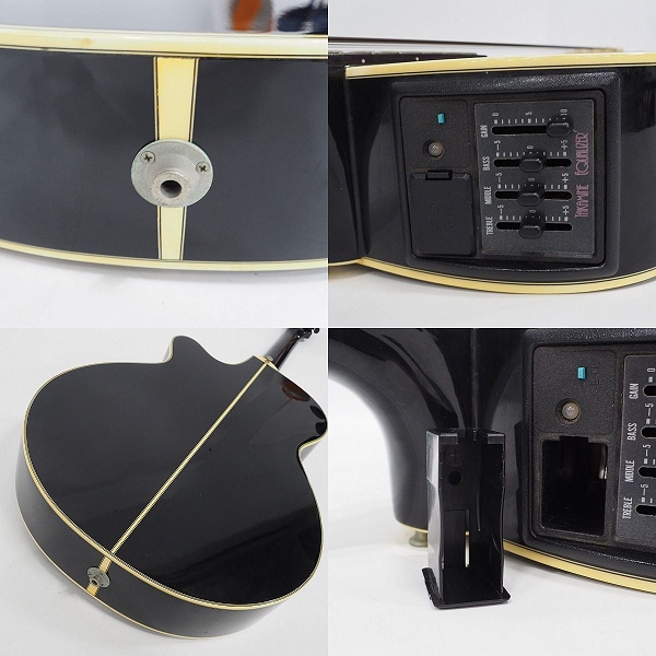 実際に弊社で買取させて頂いた★【難有り】Takamine/タカミネ PT-106-6/PT106-6 エレアコ/アコースティックギター 1990年製 ハードケース付 の画像 7枚目