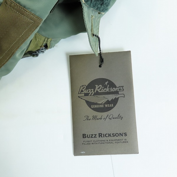 実際に弊社で買取させて頂いたBUZZ RICKSON'S/バズリクソンズ B-15D カスタム フライトジャケット/ミリタリージャケット/ブルゾン M13781 M13782/40の画像 7枚目