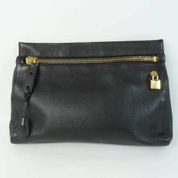 実際に弊社で買取させて頂いたTOM FORD/トムフォード カデナ/パドロック付 クラッチ/セカンドバッグ
