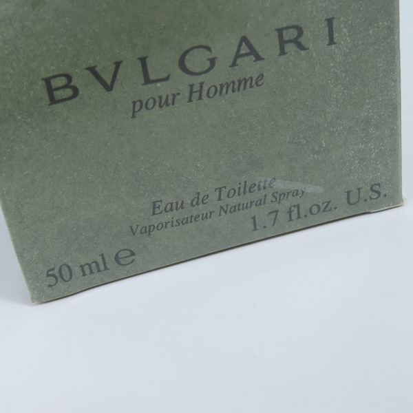 実際に弊社で買取させて頂いた【未開封】BVLGARI POUR HOMME/ブルガリ プールオム オードトワレ 50mlの画像 2枚目