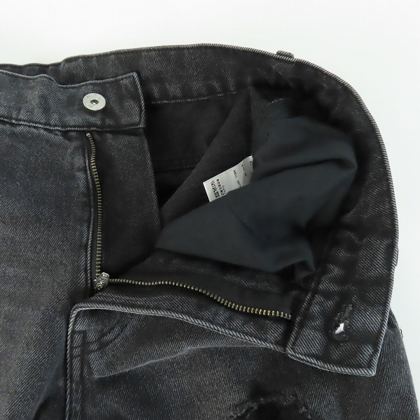 実際に弊社で買取させて頂いたWIND AND SEA×HYSTERIC GLAMOUR  DAMAGED SKINNY DENIM PANTS デニムパンツ WDS-C-HYS-23-AP-Q1-06/Sの画像 5枚目