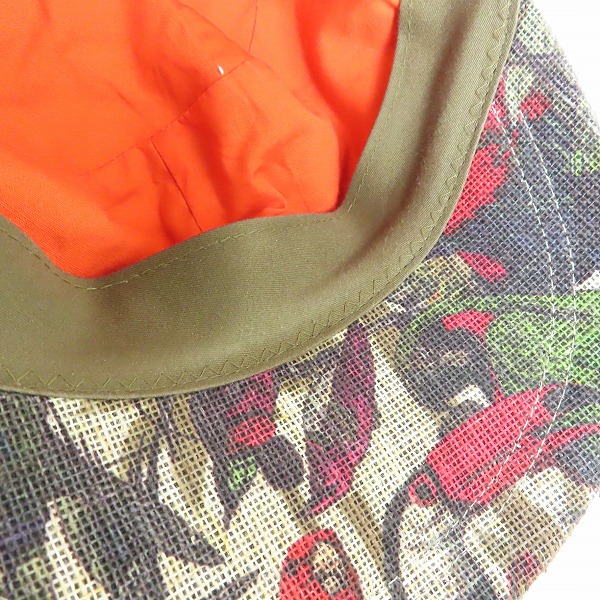 実際に弊社で買取させて頂いたCA4LA/カシラ 総柄帽子 zkn00889の画像 8枚目