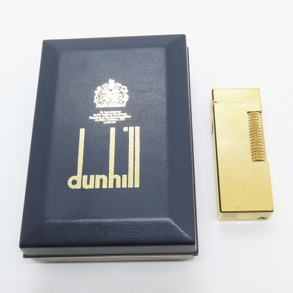 実際に弊社で買取させて頂いたdunhill/ダンヒル サイドローラー ガスライター ゴールドカラーの画像 6枚目