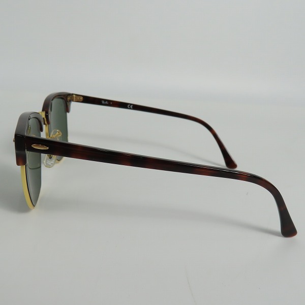 実際に弊社で買取させて頂いたRay-Ban/レイバン CLUB MASTER/クラブマスター サングラス/アイウェア RB3016 W0366の画像 2枚目