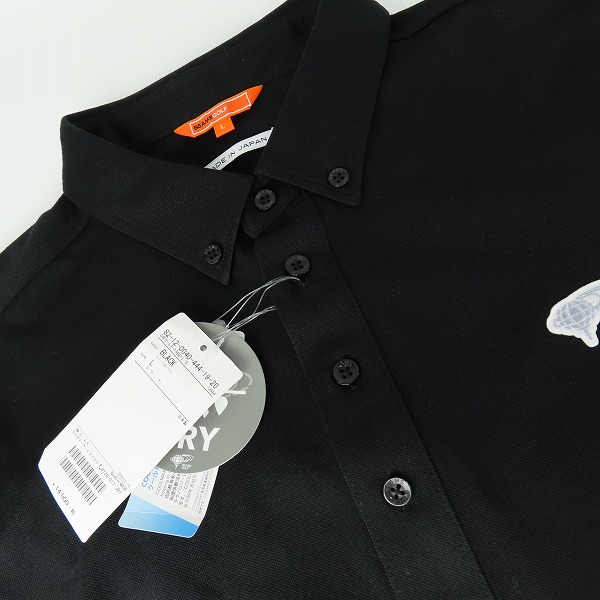 実際に弊社で買取させて頂いた【未使用】BEAMS GOLF/ビームスゴルフ 長袖ポロシャツ ブラック 82-12-0040-444-1920/Lの画像 5枚目