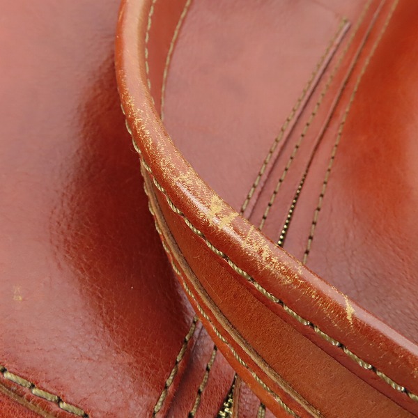 実際に弊社で買取させて頂いたHERZ/ヘルツ 半かぶせの二本ベルト リュック/レザー バックパック R-152の画像 8枚目