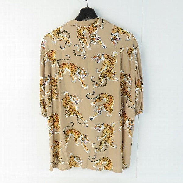 実際に弊社で買取させて頂いたWACKO MARIA/ワコマリア GUILTY PARTIES/ギルティパーティズ 虎 総柄 半袖シャツ/アロハシャツ/Lの画像 1枚目