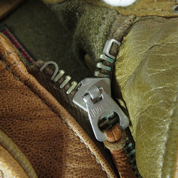 実際に弊社で買取させて頂いたBUZZ RICKSON'S/バズリクソンズ AVIATION ASSOCIATES A-2 ウールライニング フライトジャケット BR80219/40の画像 7枚目