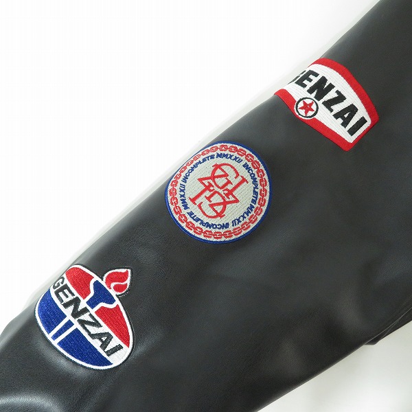 実際に弊社で買取させて頂いたHYSTERIC GLAMOUR×genzai/ヒステリックグラマー×ゲンザイ WOMAN STADIUM JUMPER スタジャン GZ1291/Lの画像 7枚目