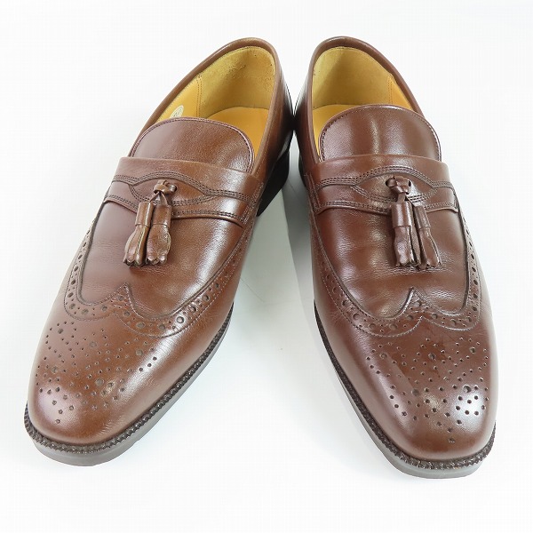 実際に弊社で買取させて頂いたBURBERRY/バーバリー タッセルローファー/レザーシューズ ウィングチップ BU1460/25