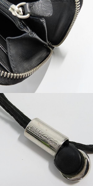 実際に弊社で買取させて頂いたJIMMY CHOO/ジミーチュウ スタースタッズ ラウンドジップ ウォレット 長財布の画像 7枚目