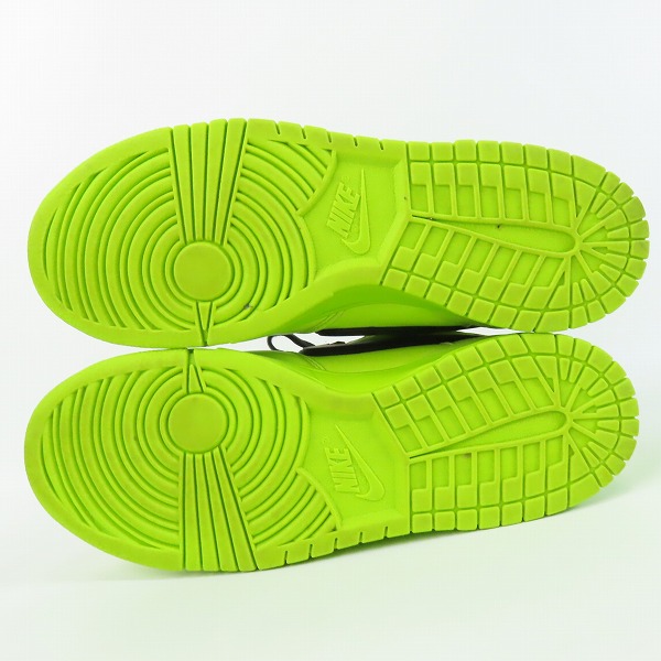 実際に弊社で買取させて頂いたNIKE×AMBUSH/ナイキ×アンブッシュ DUNK HIGH "FLASH LIME" ダンクハイ フラッシュライム CU7544-300/26.0の画像 2枚目