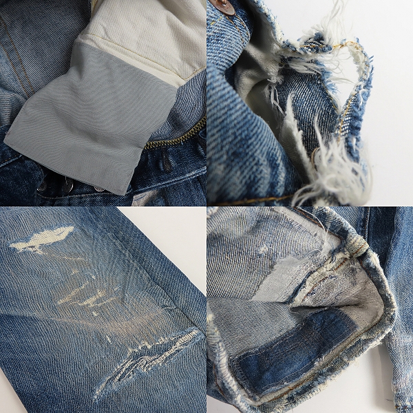 実際に弊社で買取させて頂いたLevi’s/リーバイス 501XX 米国製 555刻印/バレンシア工場 ビッグE デニムパンツ/ジーンズ 501-0004/31の画像 7枚目