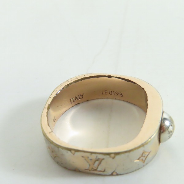 実際に弊社で買取させて頂いたLOUIS VUITTON/ルイヴィトン ナノグラム リング/指輪 M00214/M/12.5号の画像 7枚目