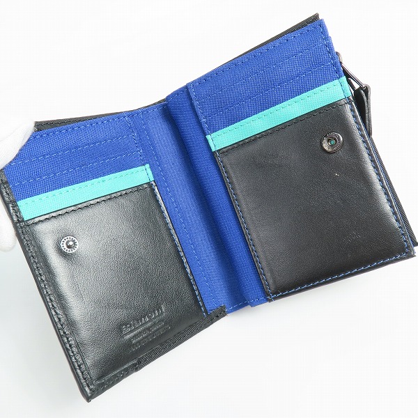 実際に弊社で買取させて頂いたBianchi/ビアンキ PICCOLO ピッコロ ミドルウォレット 財布 BID1203の画像 3枚目