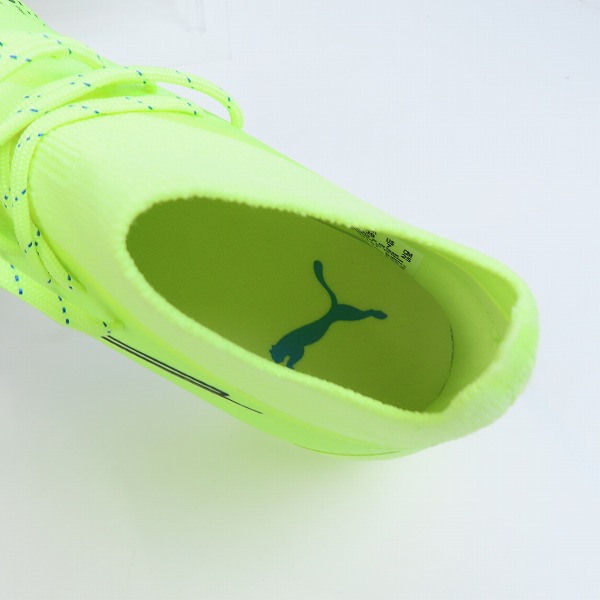 実際に弊社で買取させて頂いたPUMA/プーマ ウルトラプロ FG/AG サッカー用 スパイク グリーン系 106931-01 25の画像 4枚目