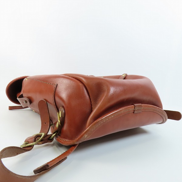 実際に弊社で買取させて頂いたHERZ/ヘルツ 半かぶせの二本ベルト リュック/レザー バックパック R-152の画像 2枚目