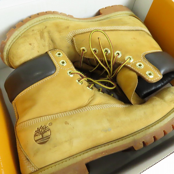 実際に弊社で買取させて頂いたTimberland/ティンバーランド アイコン 6インチプレミアムブーツ/TB010061/9.5の画像 8枚目