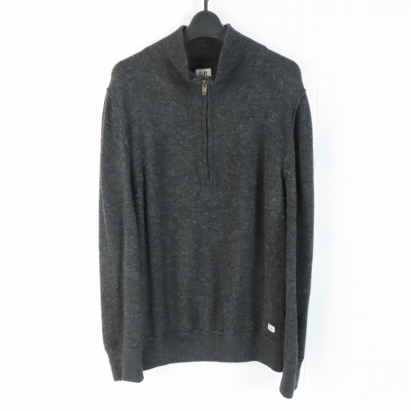 実際に弊社で買取させて頂いたC.P.COMPANY/シーピーカンパニー ウール混 ハーフジップ ニット ジャケット/50