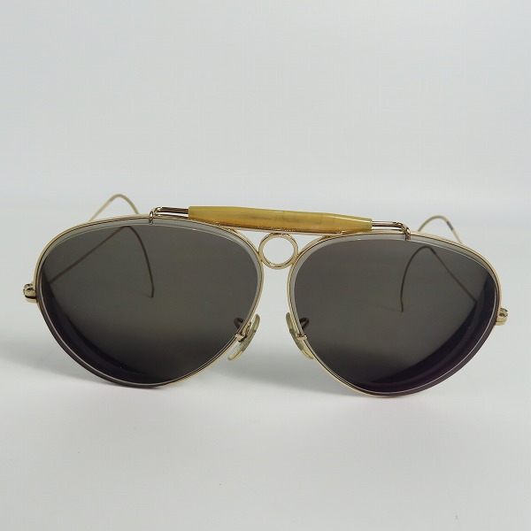 実際に弊社で買取させて頂いたRay-Ban/レイバン B&L/ボシュロム社製 ティアドロップ型 サングラス/アイウェア ゴールドの画像 1枚目