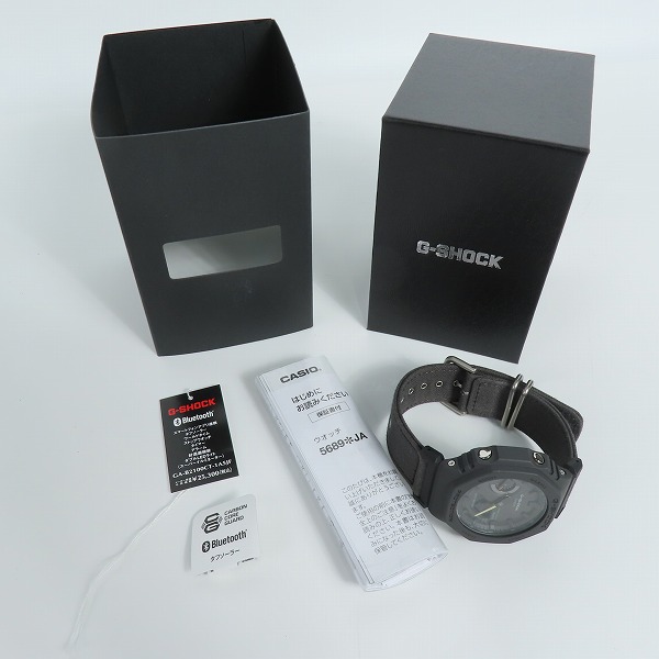 実際に弊社で買取させて頂いたG-SHOCK/Gショック FOOD TEXTILE WEB限定モデル 腕時計/ウォッチ GA-B2100CT-1A5JFの画像 5枚目