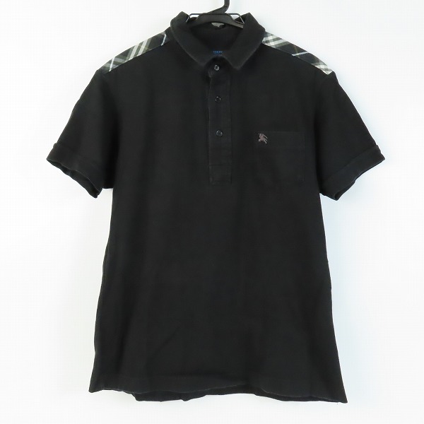 実際に弊社で買取させて頂いたBURBERRY LONDON BLUE LABEL/バーバリー ロンドンブルーレーベル ロゴ刺繍 半袖ポロシャツ L