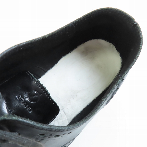 実際に弊社で買取させて頂いたCOLE HAAN/コールハーン ZEROGRAND/ゼログランド 黒 レザー C20720 10Mの画像 4枚目