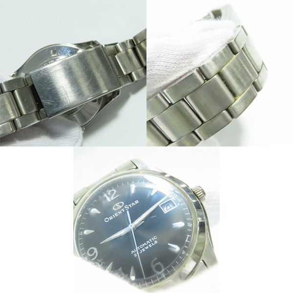 実際に弊社で買取させて頂いたORIENT/オリエント オリエントスター 裏スケ 自動巻き 腕時計 597302-70の画像 5枚目