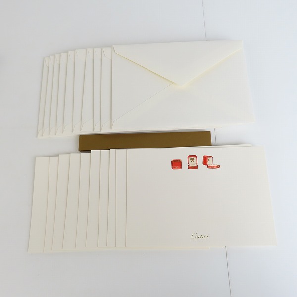 実際に弊社で買取させて頂いたCartier/カルティエ レターセット/便箋セット/メモパッド 2点セットの画像 1枚目