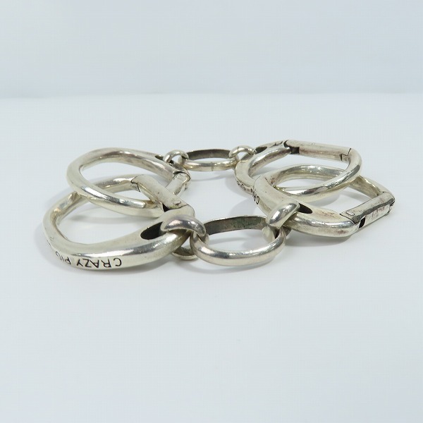 実際に弊社で買取させて頂いたCRAZY PIG/クレイジーピッグ ラージハンドカフリンクブレスレットの画像 2枚目