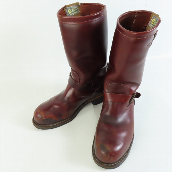 実際に弊社で買取させて頂いたCHIPPEWA/チペワ CORDOVAN/コードバン エンジニアブーツ 91068/9E
