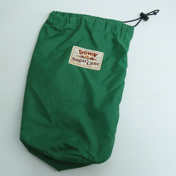 実際に弊社で買取させて頂いたSUGAR CANE/シュガーケーン 東洋エンタープライズ コンパクト ダウンジャケット グリーン/Lの画像 7枚目