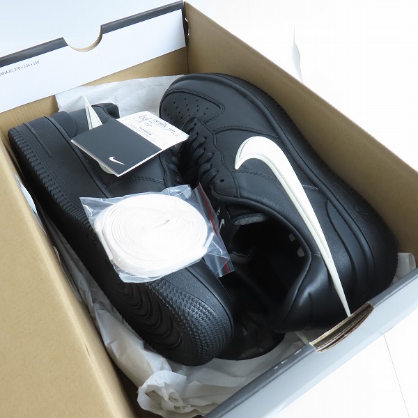 実際に弊社で買取させて頂いた【未使用】NIKE×AMBUSH/ナイキ×アンブッシュ AIR FORCE 1 LOW SP/エア フォース 1 ロー スペシャル ブラック DV3464-001/27.5の画像 7枚目