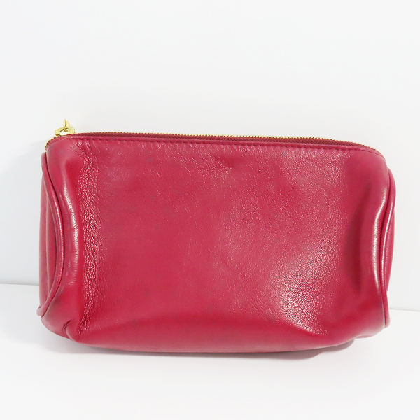 実際に弊社で買取させて頂いたBOTTEGA VENETA/ボッテガヴェネタ レザー ポーチ 