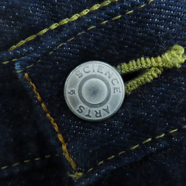 実際に弊社で買取させて頂いたARTS&SCIENCE/アーツ＆サイエンス デニムパンツ/ジーンズ 0SL0-U3009-0077/33の画像 6枚目