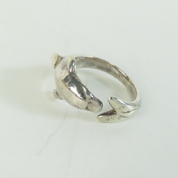 実際に弊社で買取させて頂いたHOLLYWOOD RANCH MARKET/ハリウッドランチマーケット ドルフィン/イルカ リング 14.5号