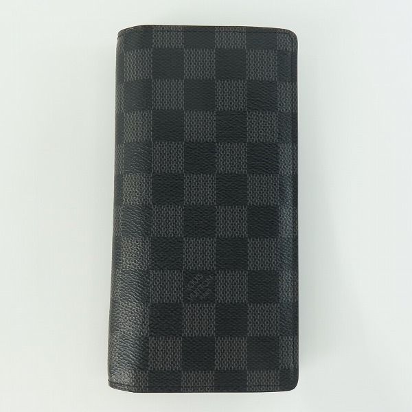実際に弊社で買取させて頂いたLOUIS VUITTON/ルイヴィトン ポルトフォイユ ブラザ ダミエ グラフィット 二つ折り 長財布 N62665