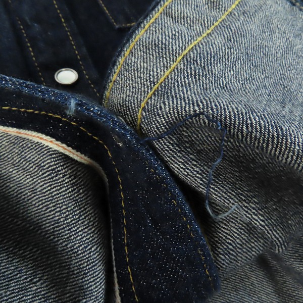 実際に弊社で買取させて頂いたFLAT HEAD/フラットヘッド DENIM WESTERN L/S SHIRT/デニム ロングスリーブ/長袖 ウエスタンシャツ 7002W Size：40の画像 7枚目